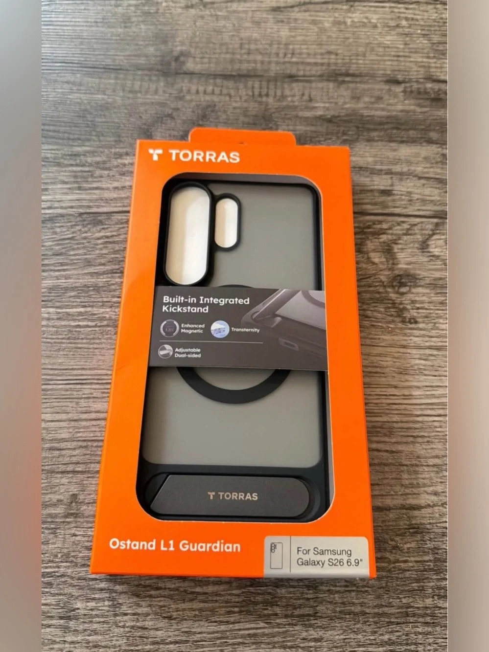 Ostand L1 Guardian Case for Samsung Galaxy S26 - Gray